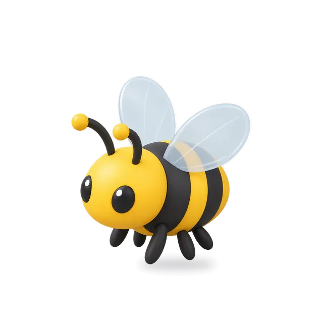 Bee, Cartoon style