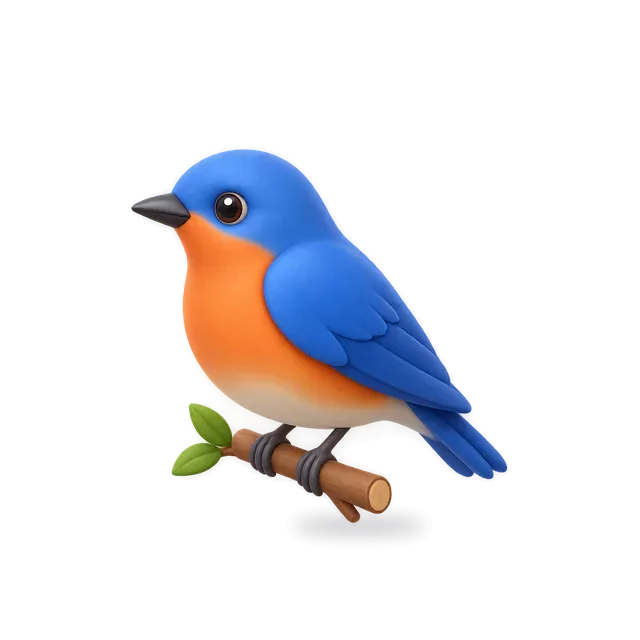 Bird, Cartoon style