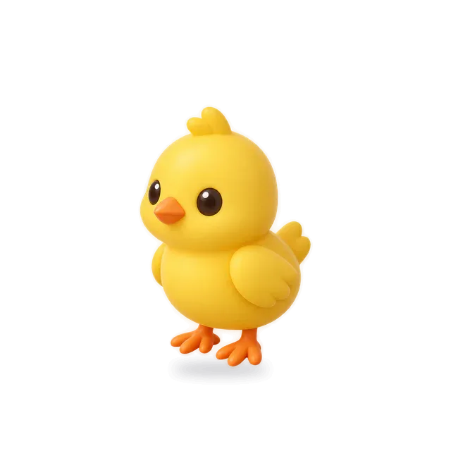 Chick, Cartoon style