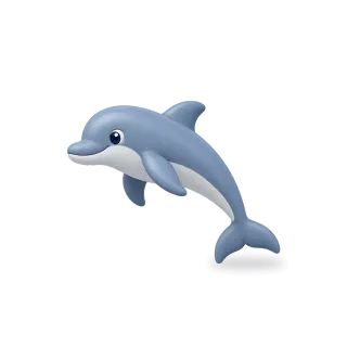Dolphin, Cartoon style