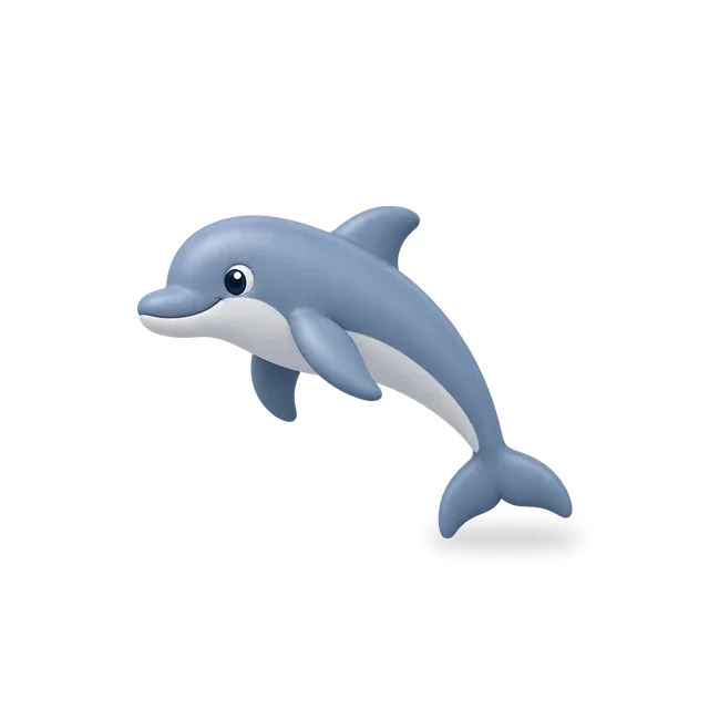 Dolphin, Cartoon style