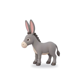 Donkey, Cartoon style