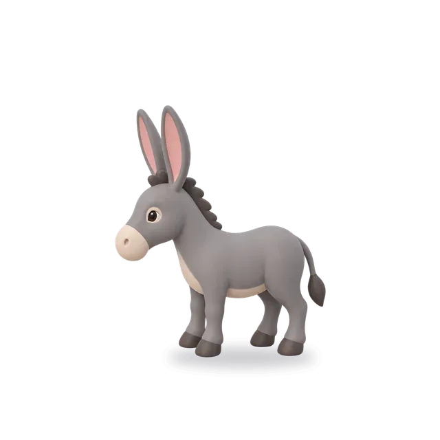 Donkey, Cartoon style