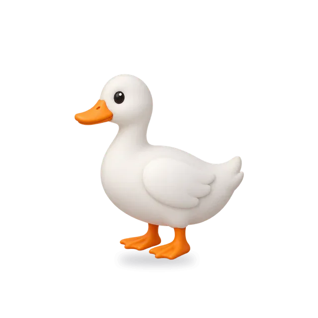 Duck, Cartoon style