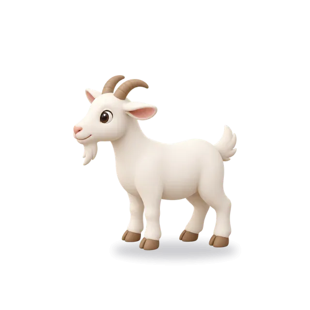 Goat, Cartoon style