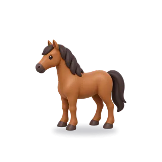 Horse, Cartoon style