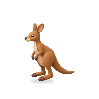 Kangaroo, Cartoon style