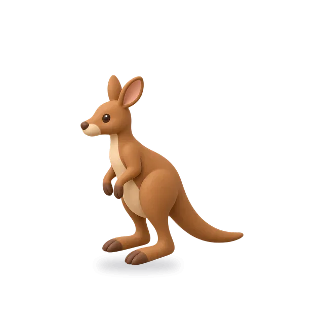 Kangaroo, Cartoon style