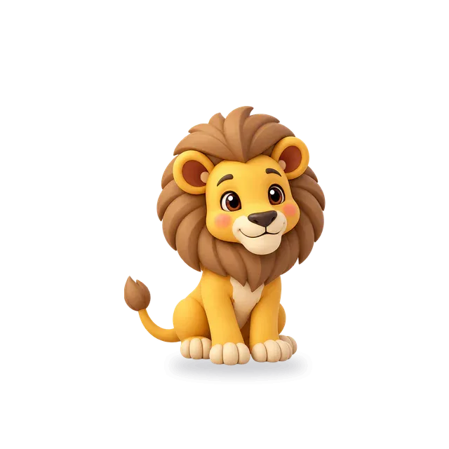 Lion, Cartoon style