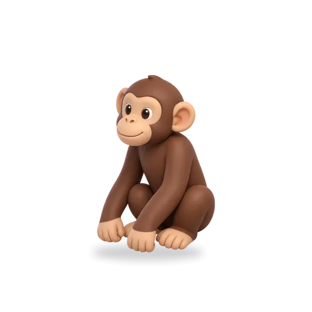 Monkey, Cartoon style