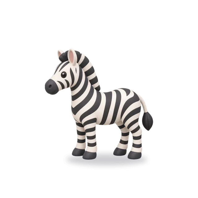 Zebra, Cartoon style