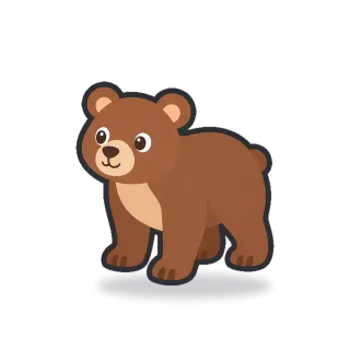Bear, Minimal style