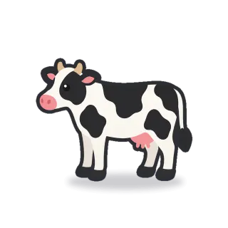 Mucca, stile Minimal