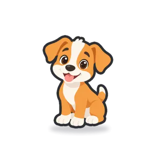 Dog, Minimal style