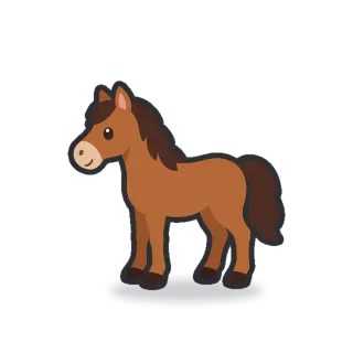 Horse, Minimal style