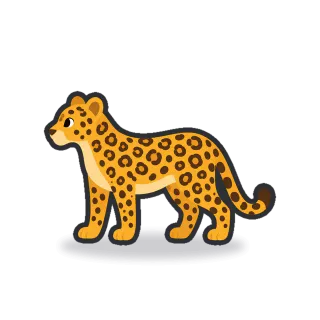 Leopard, Minimal style