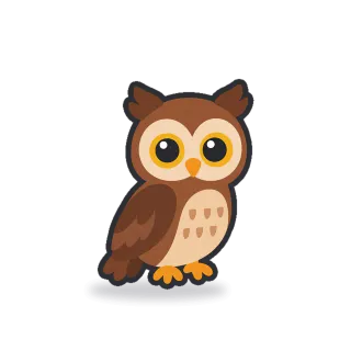 Owl, Minimal style