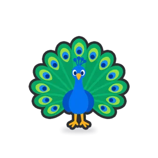 Peacock, Minimal style