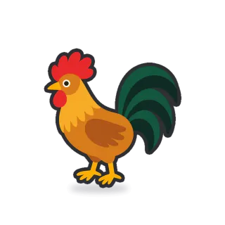 Rooster, Minimal style