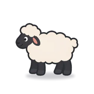 Sheep, Minimal style