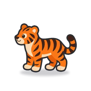Tiger, Minimal style