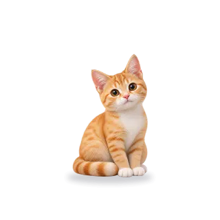 Cat, Realistic style