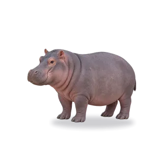 Hippo, Realistic style