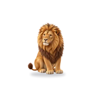 Lion, Realistic style