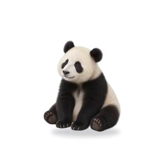 Panda, Realistic style
