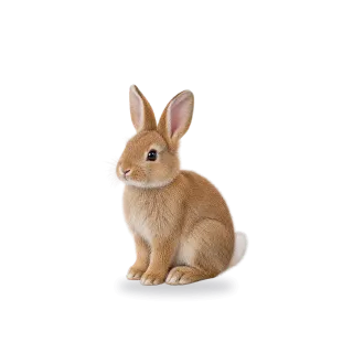 Rabbit, Realistic style
