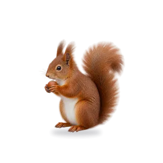 Squirrel, Realistic style