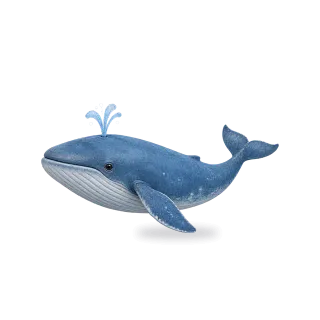 Whale, Realistic style